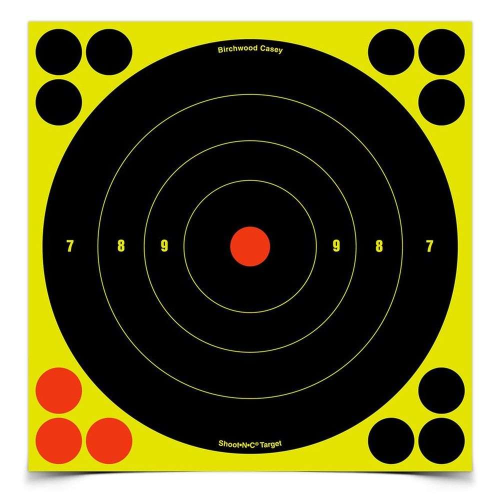 Targets Birchwood Casey 4.50" TQ4500 SHT-N-C 8IN RND TGT 500PK